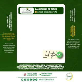 OFFICIAL LAUNCHING OF DIGITAL SKILLS AND CARREER ACCELERATOR (DISCA)